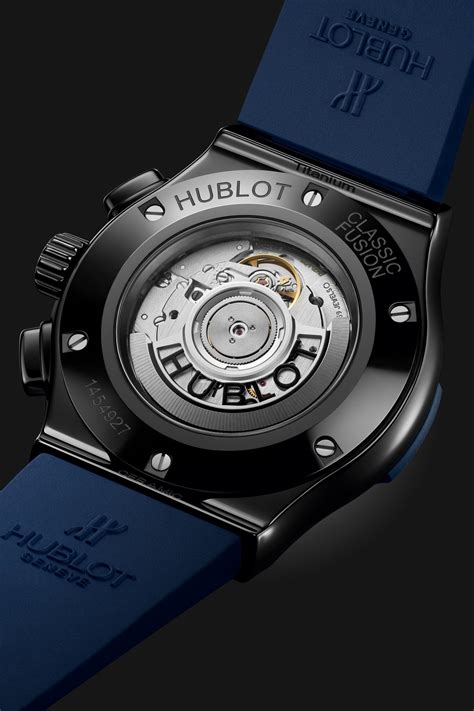 hublot classic fusion ceramic blue chronograph 45mm|hublot classic fusion titanium price.